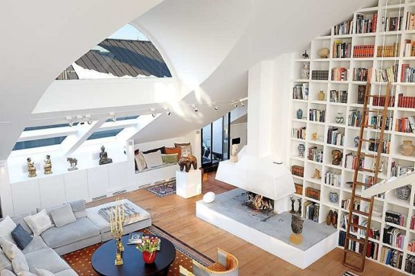 Loft interior decoration