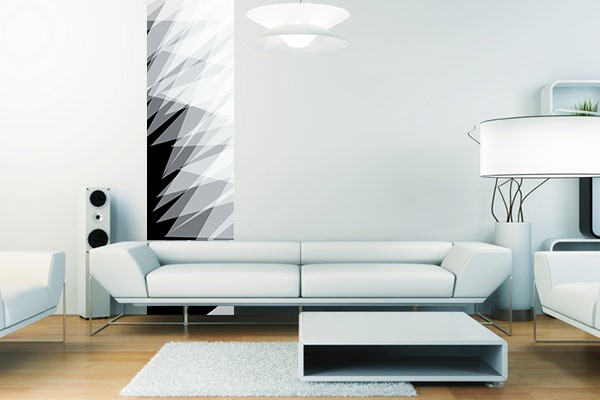 Black and white design wallpaper
