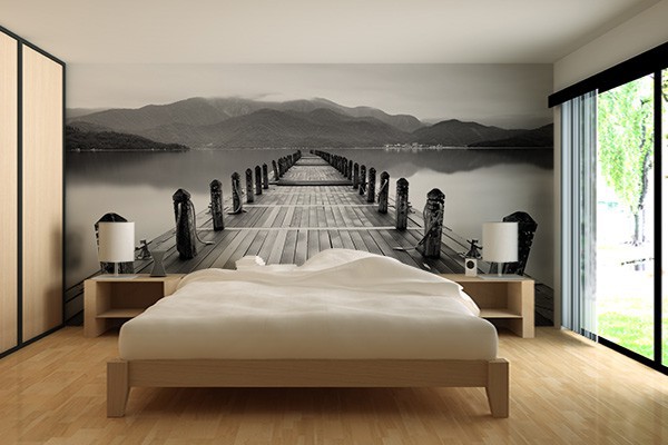 Wall poster black and white decoration