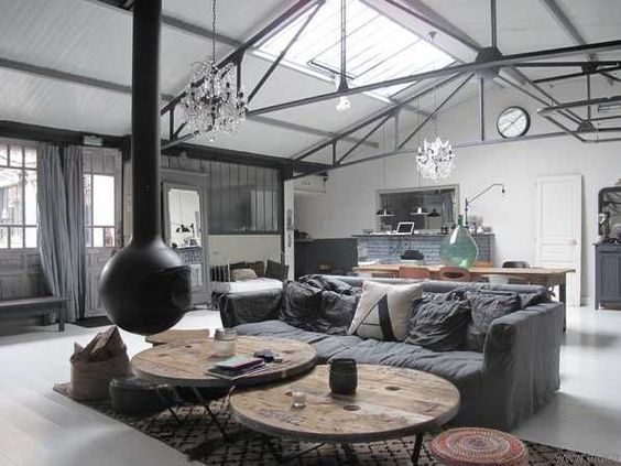 Cozy industrial furniture