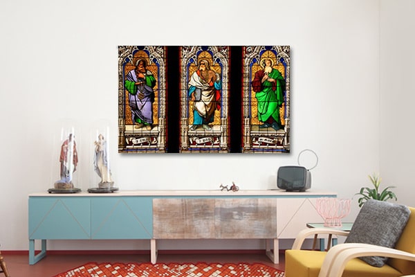 Modern Decorations Vitral Rappers Degations