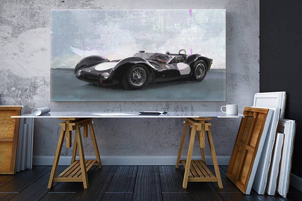 Tableau-deco-modern Maserati
