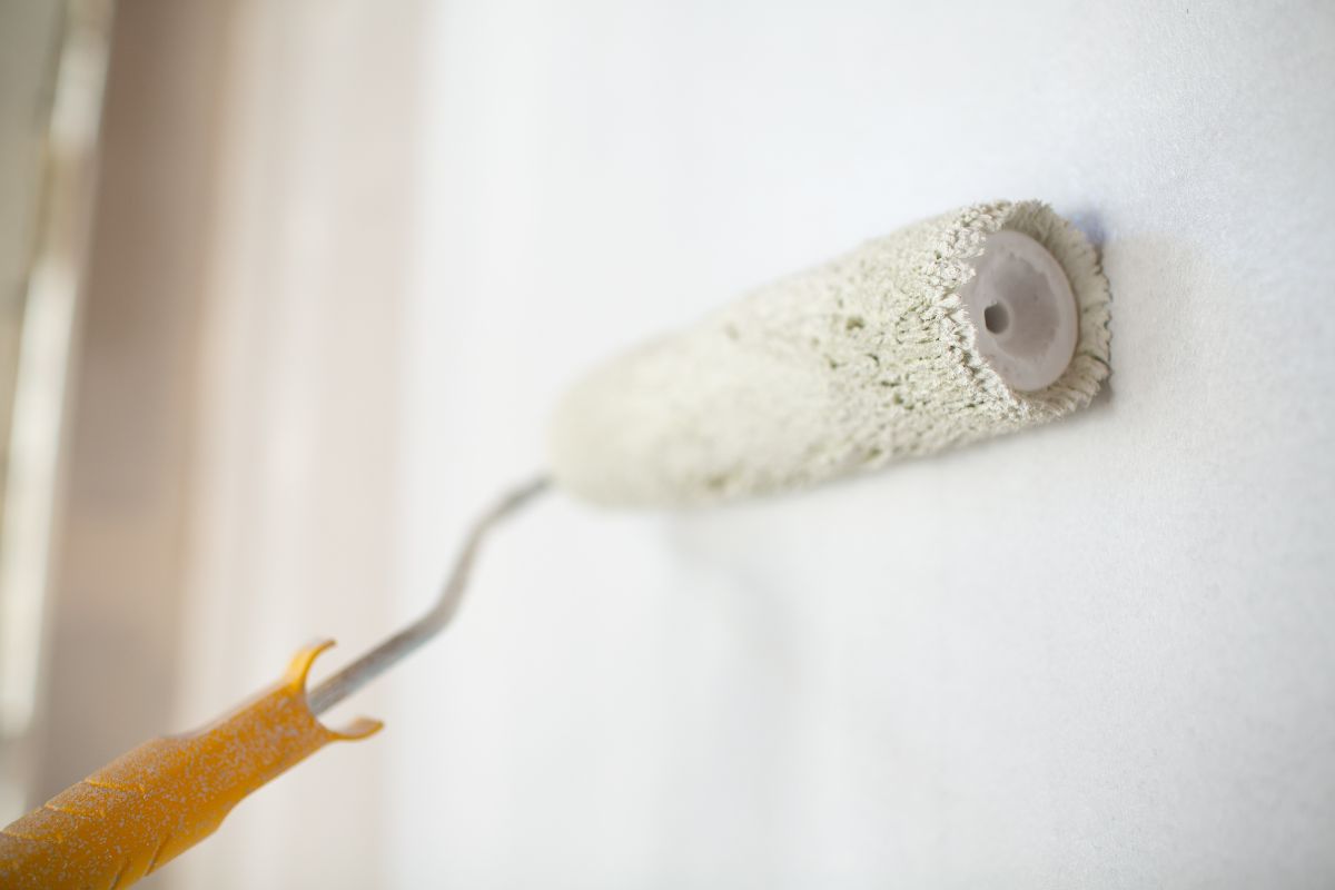 white wall