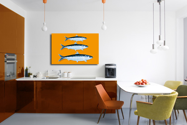 Fish Kitchen Decoration Frame