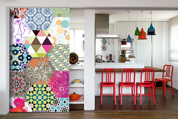 Chich Boémien Kitchen background