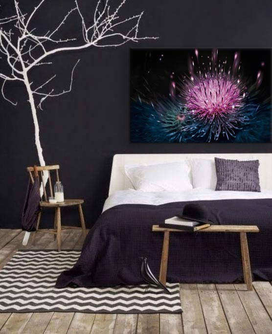Decoration-Camera-Nere-Moderna