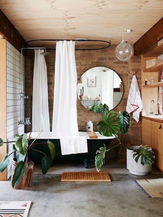 tropical bathroom
