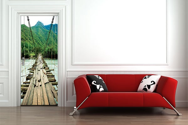 Trompe the Oeil Gate Jungle Bridge