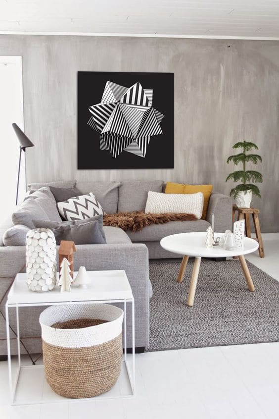 Deco Design Tableau Geometric Izoa