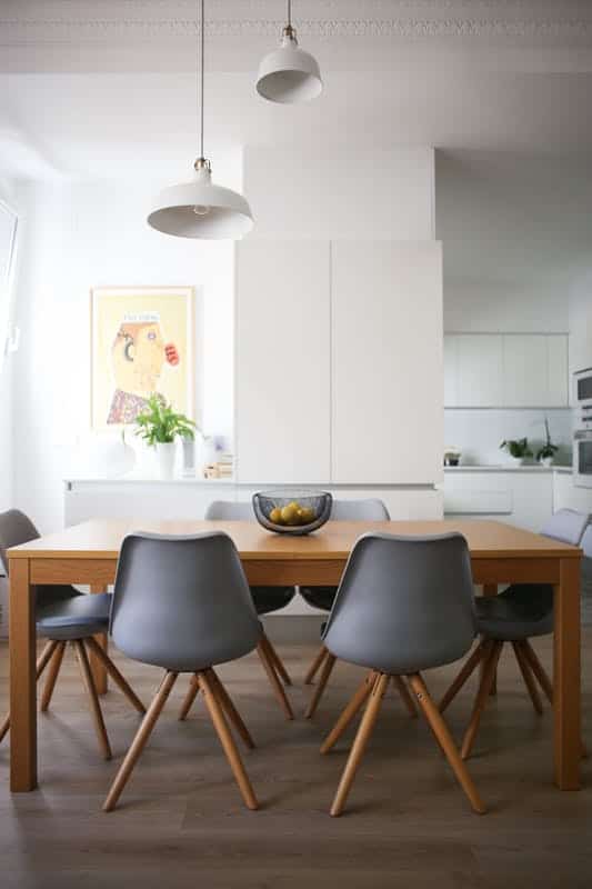 Minimalist design and dining room