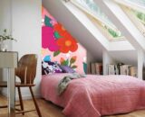 Shadow decoration with the background of Scandinavian design