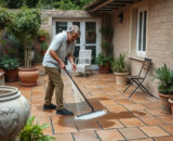 How to clean your stone terrace?